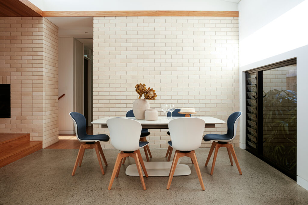 Minimalist dining room featuring BoConcept Sydney