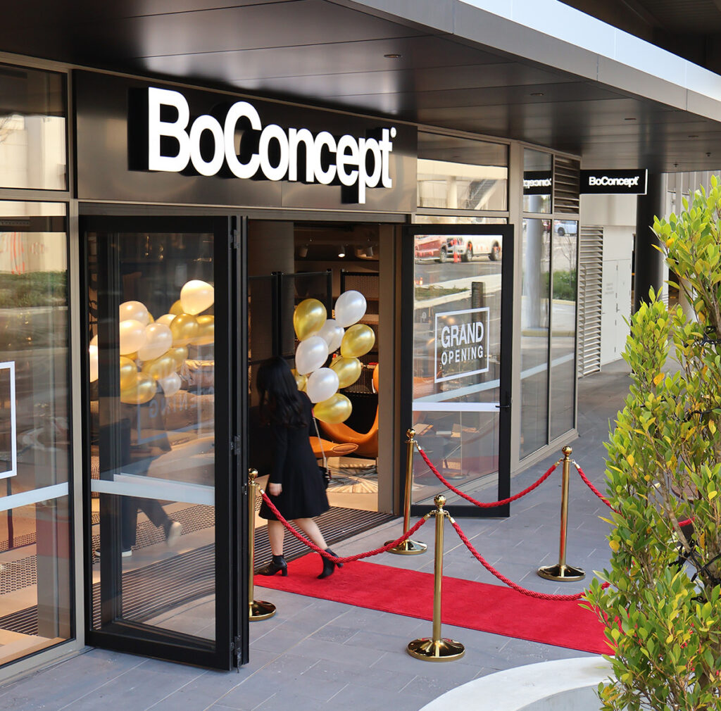boconcept chadstone studio grand opening