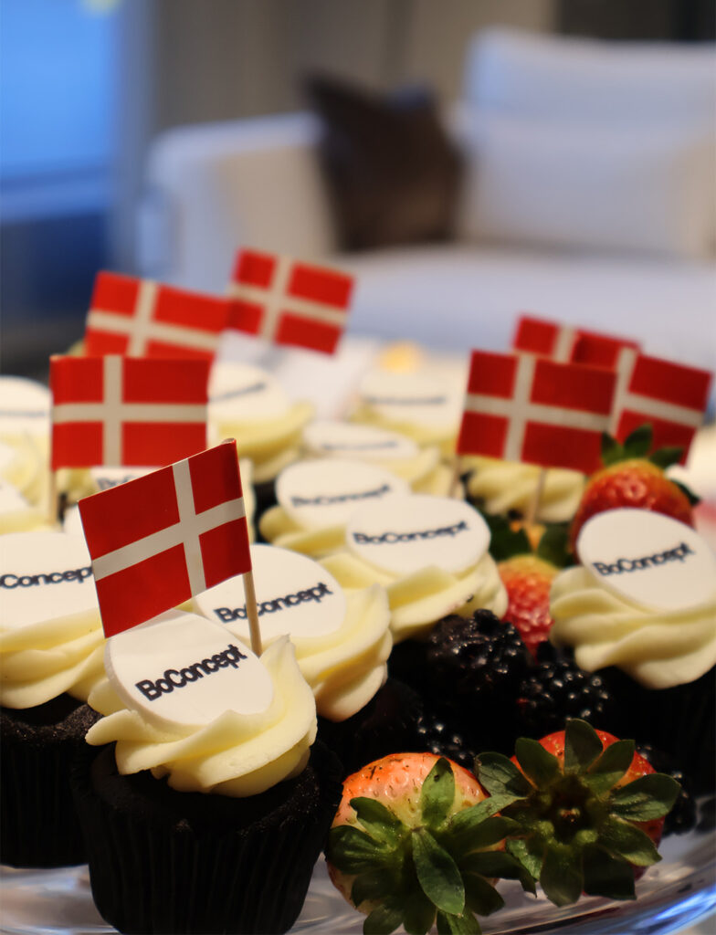 boconcept chadstone cupcakes grand opening