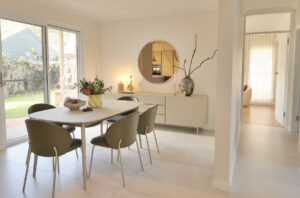 dining room with boconcept kingston dining table